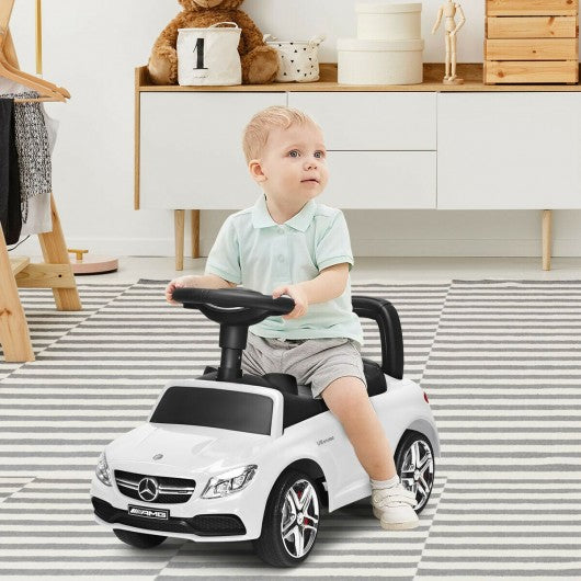 Mercedes Benz Licensed Kids Ride On Push Car-White