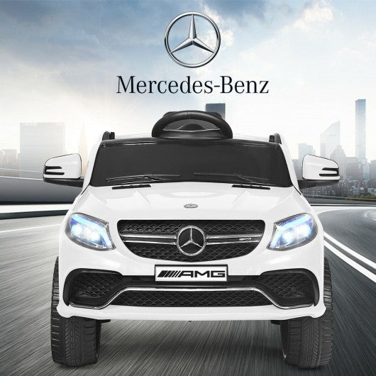 12V Mercedes Benz GLE Licensed Kids Ride On Car -White