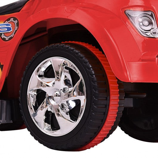 Electric Remote Control Riding Excavator Digger Car-Red