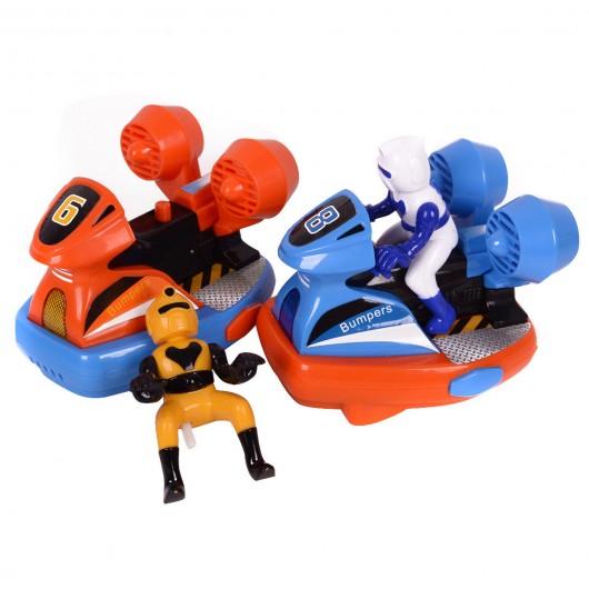 RC Speed Bumpers 2 Cars Remote Controlled Toy Cars