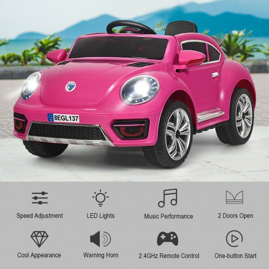Kids Electric Ride On Car Battery Powered -Pink