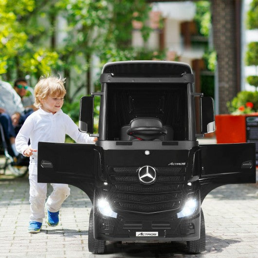 12 V Mercedes Benz Actros Electric Kids Ride on Truck w/ Remote Control & MP3
