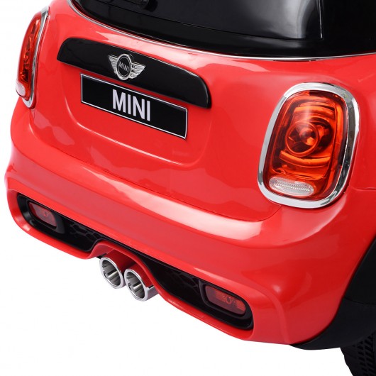 MINI Hatch 12V Electric Kids Ride On Car Licensed MP3 RC Remote Control-Red