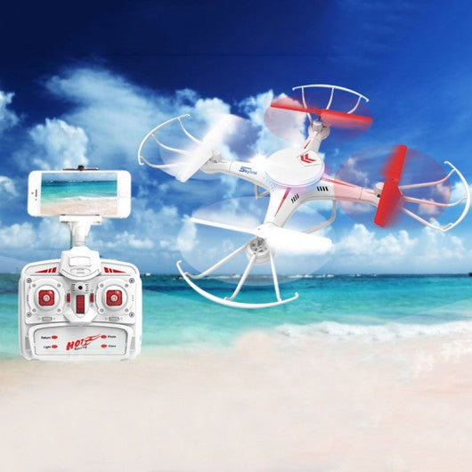 FINECO FX-6Ci 2.4Ghz 5CH 6-Axis WIFI Drone FPV Remote Control RC Quadcopter
