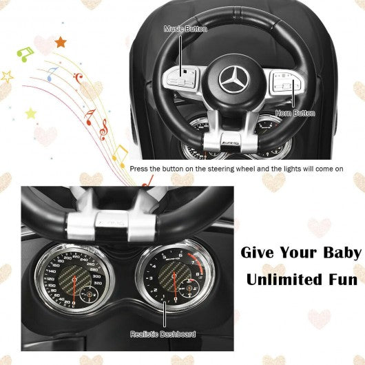 Licensed Mercedes Benz Kids Ride On Push Car-Black