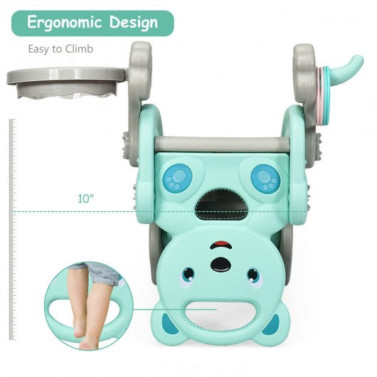 4-in-1Baby Rocking Horse Slide Set-Green