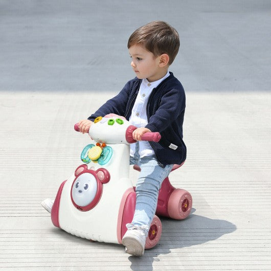 Baby Musical Balance Ride Toy-Pink