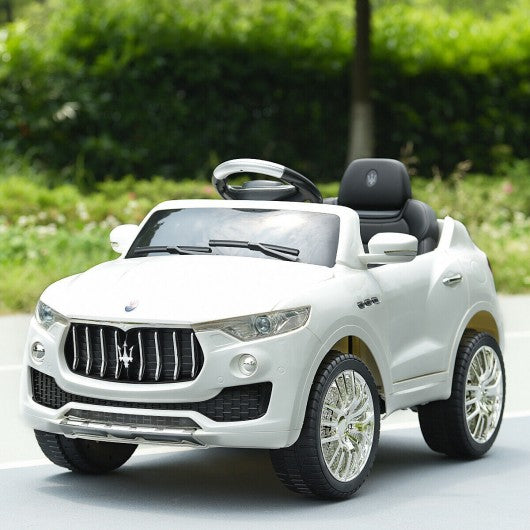 6V Licensed Maserati Kids Ride On Car-White