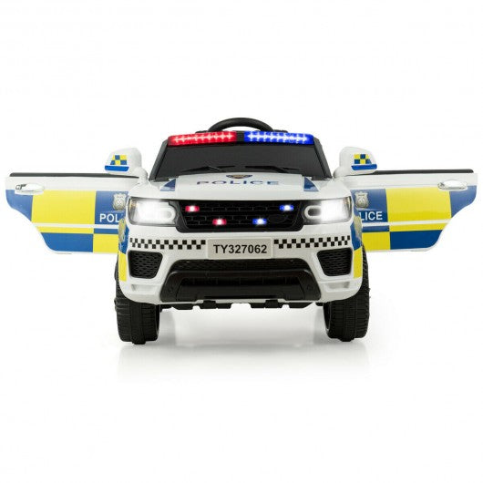 Kids 12 V Battery Powered Electric Ride on Car-White