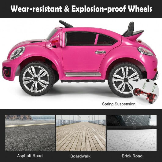 Kids Electric Ride On Car Battery Powered -Pink