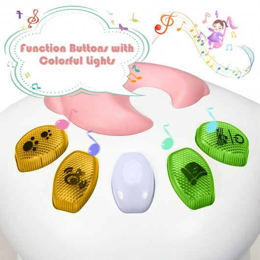 Baby Musical Balance Ride Toy-Pink