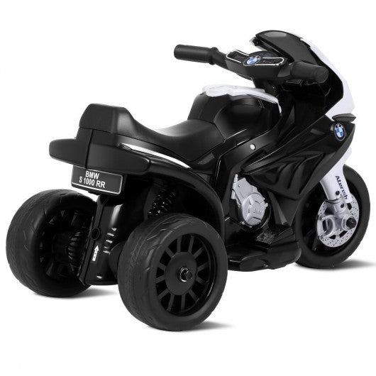 6V Kids 3 Wheels Riding BMW Licensed Electric Motorcycle-Black