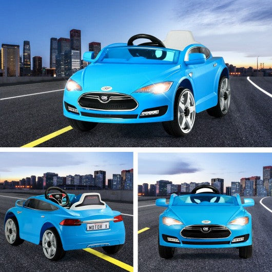 6V Kids Ride On Car with Remote Control-Blue