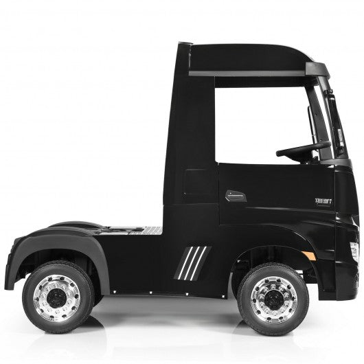 12 V Mercedes Benz Actros Electric Kids Ride on Truck w/ Remote Control & MP3