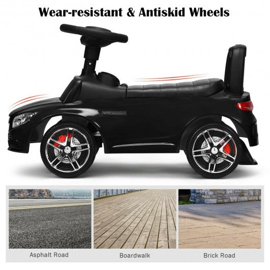 Mercedes Benz Licensed Kids Ride On Push Car-Black