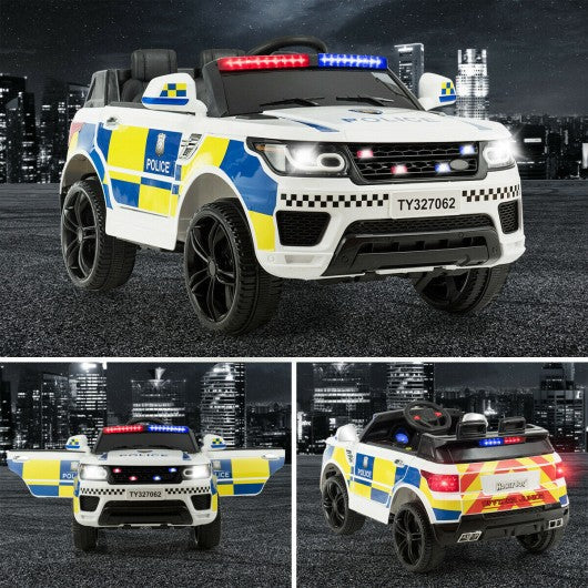 Kids 12 V Battery Powered Electric Ride on Car-White