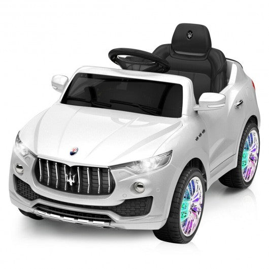 6V Licensed Maserati Kids Ride On Car-White