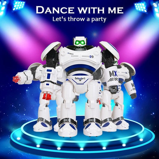 Remote Control Programmable Intelligent Combat Fighting Robot -Blue