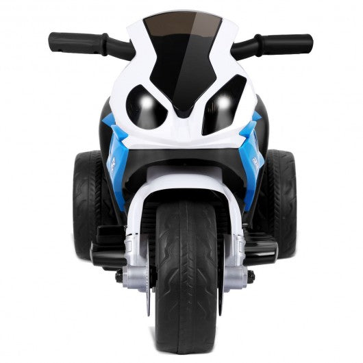 6V Kids 3 Wheels Riding BMW Licensed Electric Motorcycle-Blue