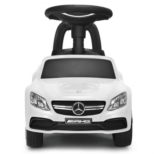 Mercedes Benz Licensed Kids Ride On Push Car-White