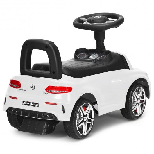 Mercedes Benz Licensed Kids Ride On Push Car-White