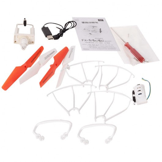 FINECO FX-6Ci 2.4Ghz 5CH 6-Axis WIFI Drone FPV Remote Control RC Quadcopter