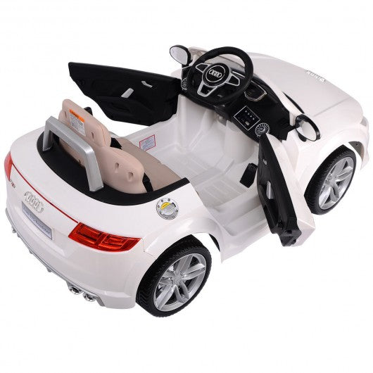 Audi TTS 12V Electric Kids Ride On Car Licensed MP3 LED Lights RC Remote Control