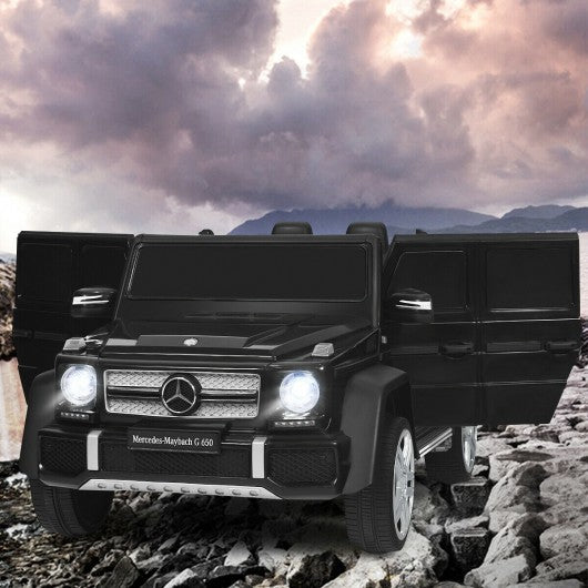 12V Licensed Mercedes-Benz G650 Kids Ride On Car-Black