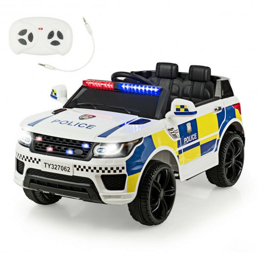 Kids 12 V Battery Powered Electric Ride on Car-White