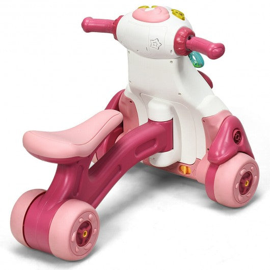 Baby Musical Balance Ride Toy-Pink
