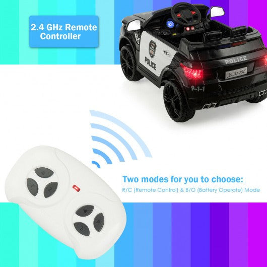 Kids 12 V Battery Powered Electric Ride on Car-Black