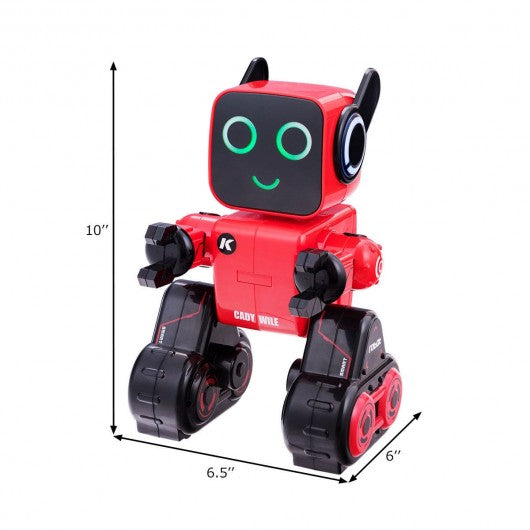 K3 Programmable Touch & Sound Control Piggy Sing Dance Robot-Red