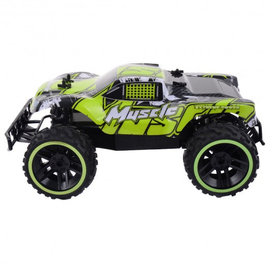 Green 1:12 2.4G RC Car Super High Speed Racing Car