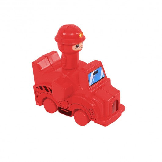 Electric Remote Control Riding Excavator Digger Car-Red
