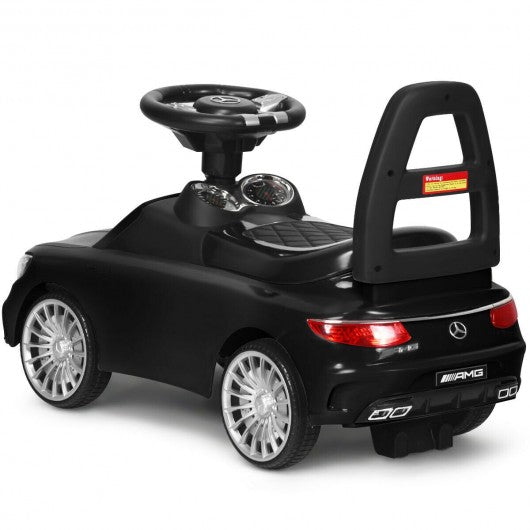 Licensed Mercedes Benz Kids Ride On Push Car-Black