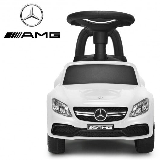 Mercedes Benz Licensed Kids Ride On Push Car-White