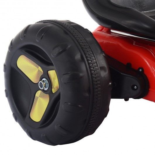 Go Kart Kids Ride On Car Pedal Powered Car 4 Wheel Racer Toy Stealth Outdoor-Red