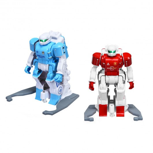 2 pcs Remote Control Rechargeable Battery Soccer Robots