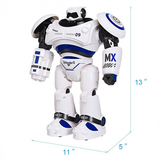 Remote Control Programmable Intelligent Combat Fighting Robot -Blue