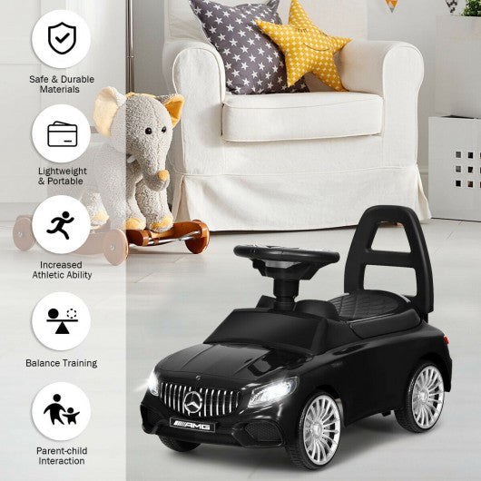 Licensed Mercedes Benz Kids Ride On Push Car-Black