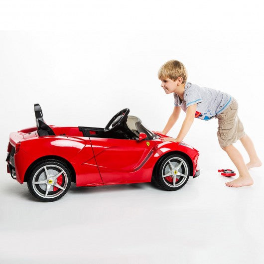 12 V LaFerrari Kids Ride on Car w/ RC + MP3 + LED Lights