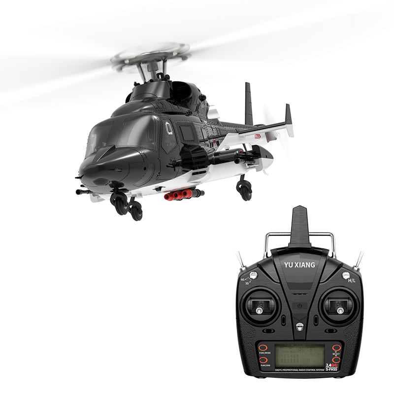 YuXiang AIRWOLF F02-V 6CH Flybarless RC Helicopter – 3D Brushless