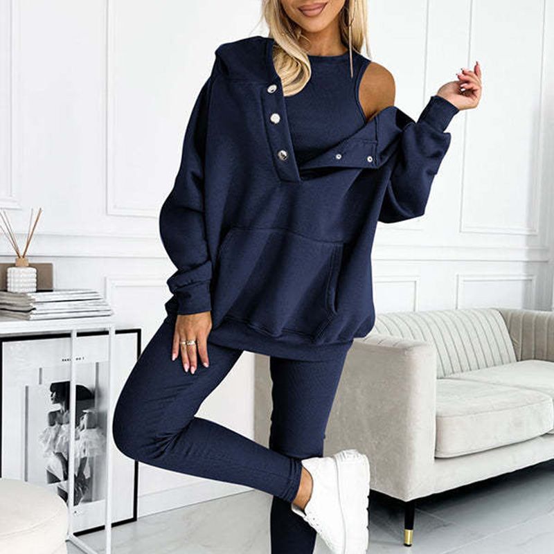 ⏳Time-limited Special £32.99⏰Hooded Casual and Comfortable Sweatshirt Suit