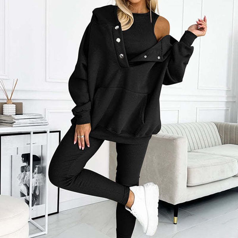 ⏳Time-limited Special £32.99⏰Hooded Casual and Comfortable Sweatshirt Suit