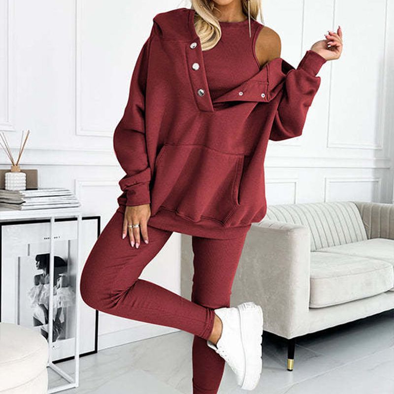 ⏳Time-limited Special £32.99⏰Hooded Casual and Comfortable Sweatshirt Suit