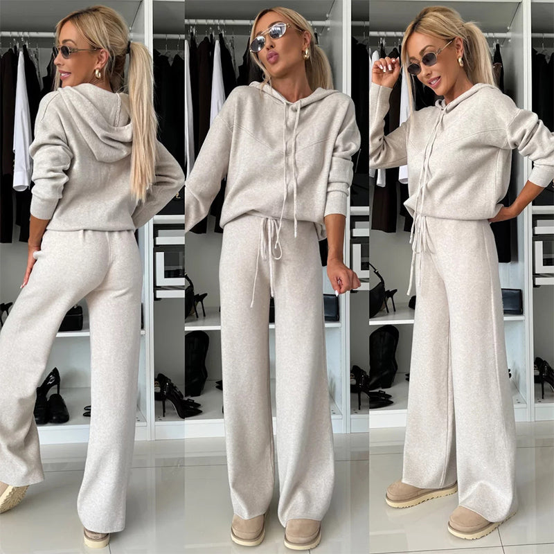 💥Hot Sale 49%OFF💥Casual Hooded Sweatshirt 2 Piece Set