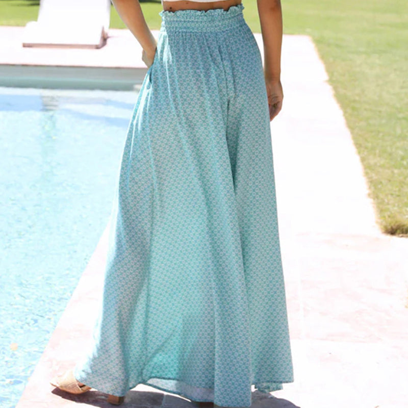🌺Bohemian Print Wide Leg Pants
