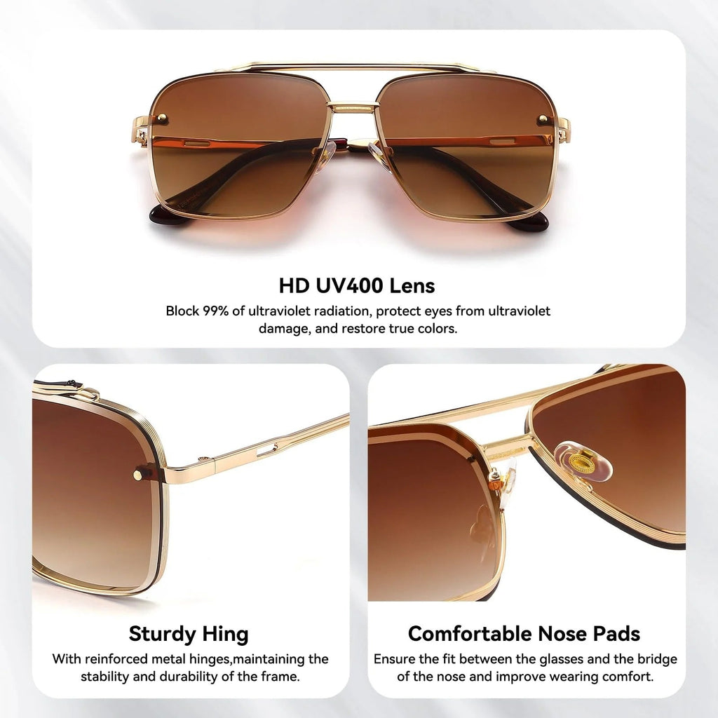 🔥HOT SALE - Retro Gradient Sunglasses UV400 Protection🕶️