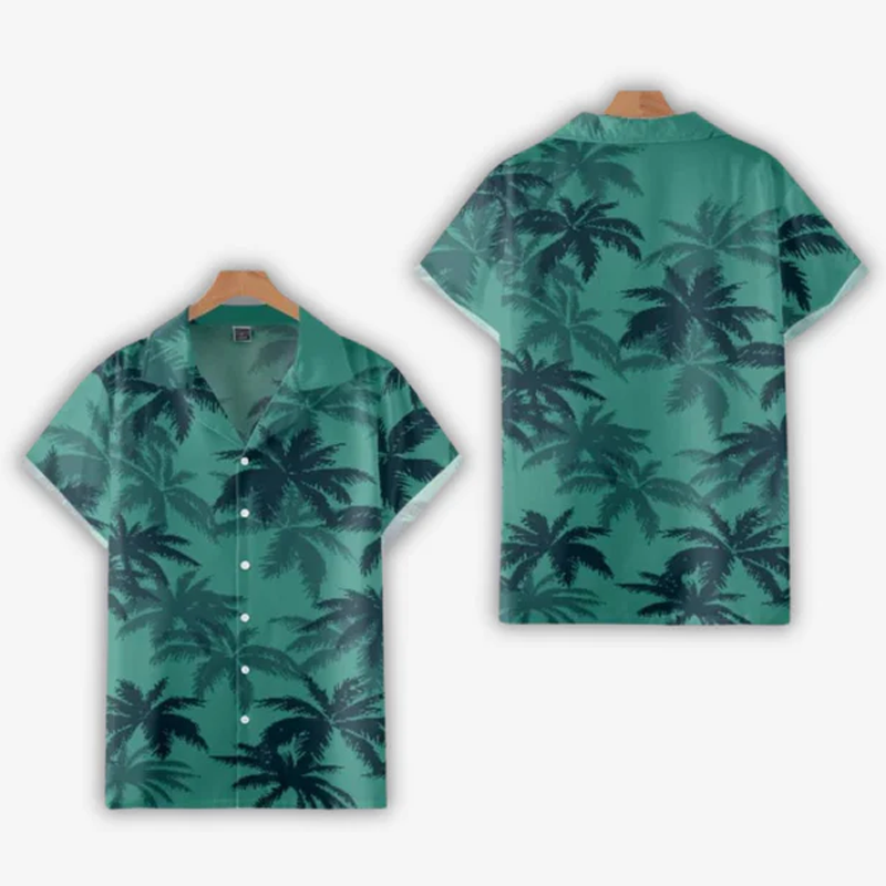 Men's Tropical Print Shirt and Pants