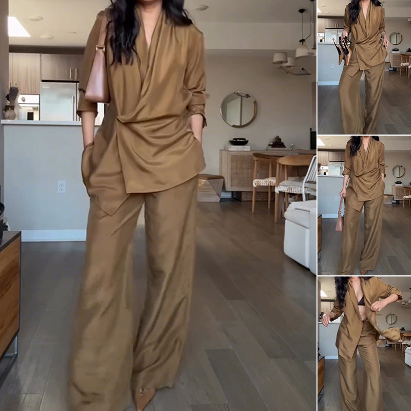 🌸New Arrival 50%OFF💖 Women's Fashion Top Pants 2- Piece Set